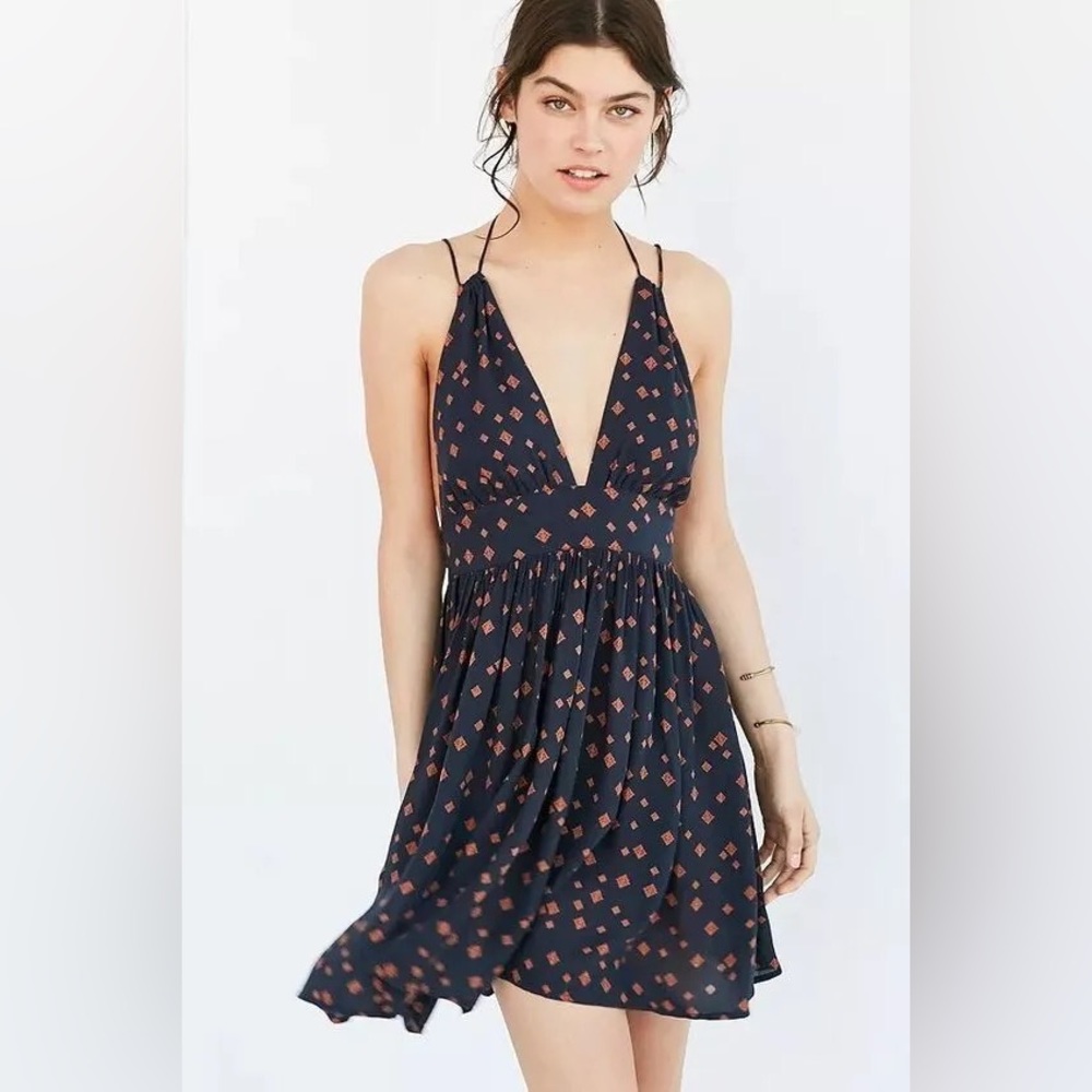 Urban Outfitters Kimchi Blue Gauze Open Back Dress